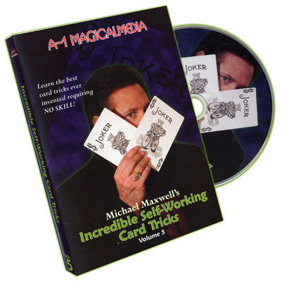 Incredible Self-Working Card Tricks Volume 5 by Michael Maxwell - DVD
