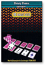 10 Exact Cuts (RED) Henry Evans - Boardwalk Magic