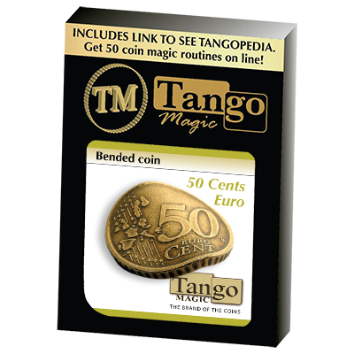 Bended Coin (50 cents Euro)(E0075) by Tango - Trick (E0075)