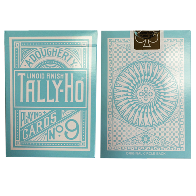Tally Ho Reverse Circle back (Mint Blue) Limited Ed. by Aloy Studios / USPCC