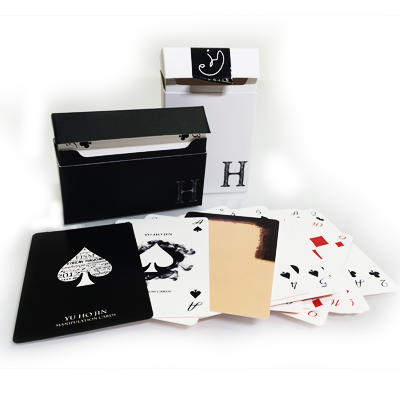 Yu Ho Jin manipulation cards (white) by Yu Ho Jin - Trick