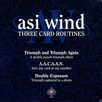 Three Card Routines by Asi Wind - DVD