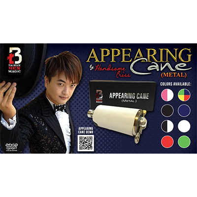 Appearing Cane (Metal / Rainbow) by Handsome Criss and Taiwan Ben Magic - Trick