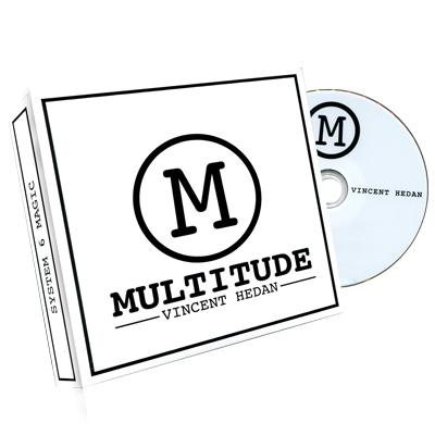 Multitude (DVD & Gimmicks) Red by Vincent Hedan and System 6 - DVD