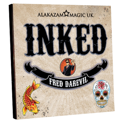 Inked (DVD and Gimmicks) by Fred Darevil and Alakazam Magic - DVD