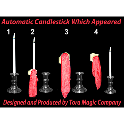 Automatic Appearing Candle (2 PARTS:GIMMICK AND DVD) by Tora Magic - Trick