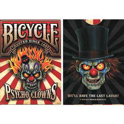 Bicycle Psycho Clowns Playing Card (Limited Edition) - Trick