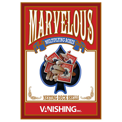 Marvelous Multiplying Card Boxes (Gimmick and DVD) by Matthew Wright and Vanishing Inc - Trick