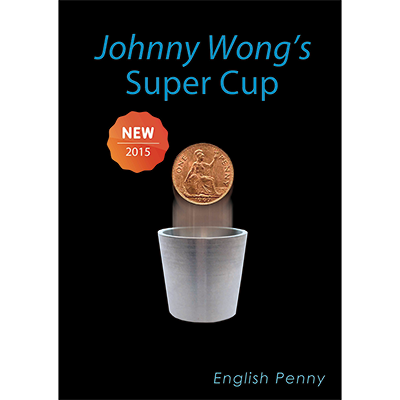 Super Cup (English Penny) by Johnny Wong -(1 dvd and 1 cup) Trick