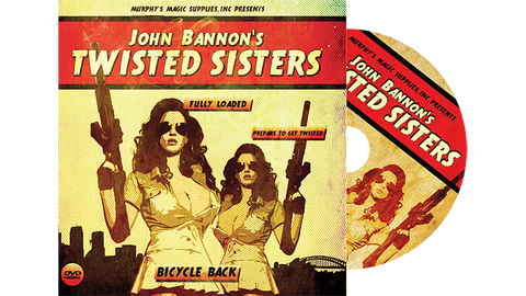 Twisted Sisters 2.0 (DVD and Gimmick) Bicycle Back by John Bannon - Trick