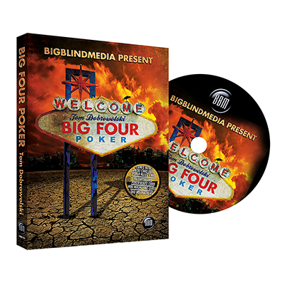 Big Four Poker Japanese version (English DVD and Japanese Gimmick) by Tom Dobrowolski and Big Blind Media - DVD