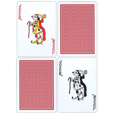 Fournier Plastic Playing Cards- Regular Pips (red) - Trick