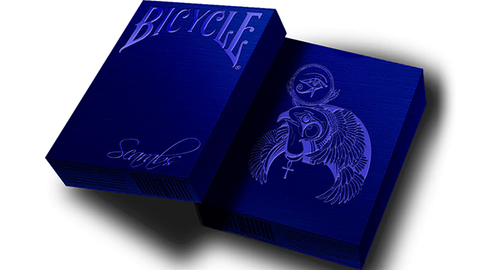 Bicycle Scarab Sapphire (Limited Edition) Playing Cards by Crooked Kings