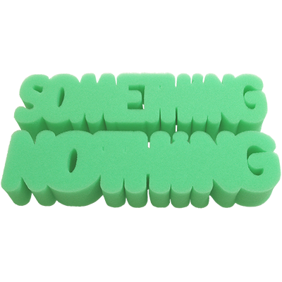 Hard Sponge - Something Or Nothing (Green) by Magic By Gosh