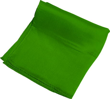 Silk 6" (Green) Magic By Gosh - Trick