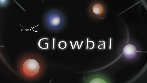 Glowbal 1.75 inch (Blue) single ball by Hsaio Magic - Trick