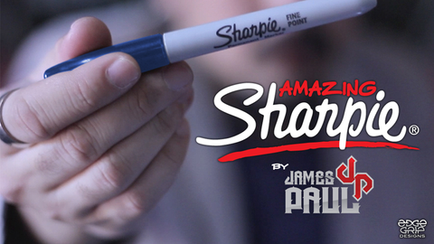 Amazing Sharpie Pen (Blue) by James Paul - Trick