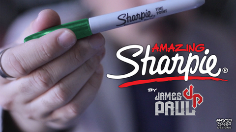 Amazing Sharpie Pen (Green) by James Paul - Trick