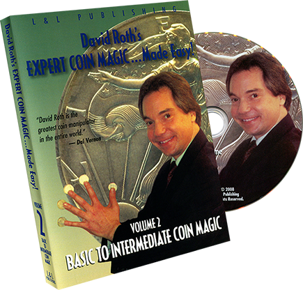 David Roth Basic-Intermediate Coin Magic - DVD
