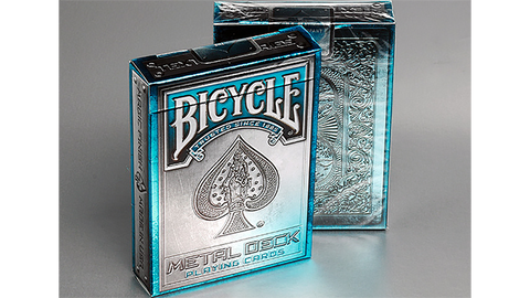 Bicycle Metal Rider Back Playing Cards (Blue) by Collectable Playing Cards