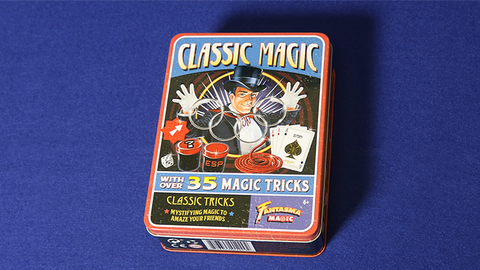 Retro Classic Magic Kit (Tin of 35 Tricks) by Fantasma Magic
