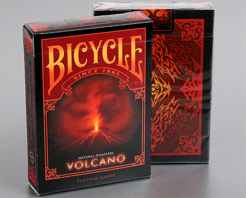 Bicycle Natural Disasters "Volcano" Playing Cards by Collectable Playing Cards
