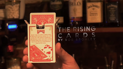Alakazam Magic Presents The Rising Cards Red (DVD and Gimmicks) by Rob Bromley - Trick