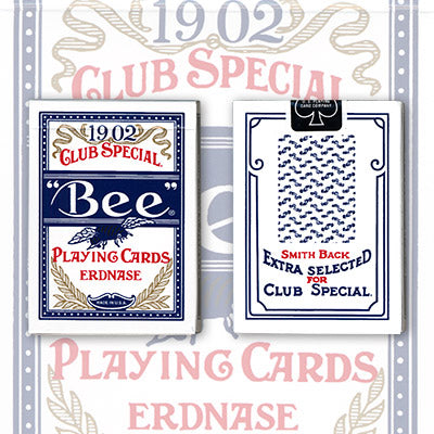 Erdnase 1902 Bee Playing Cards - Blue Smith No. 2 Back (Cambric Finish) - Limited Edition by Conjuring Arts