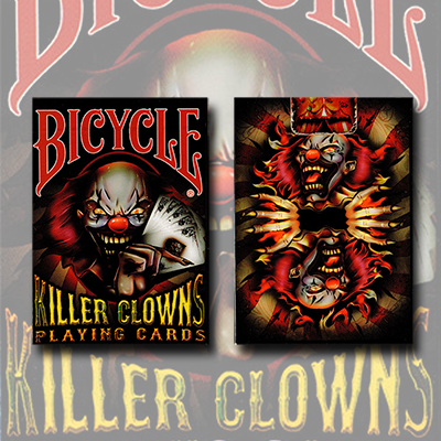 Bicycle Killer Clowns Playing Cards by Collectable Playing Cards - Trick