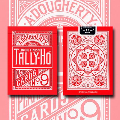 Tally Ho Reverse Fan back (Red) Limited Ed. by  Aloy Studios / USPCC