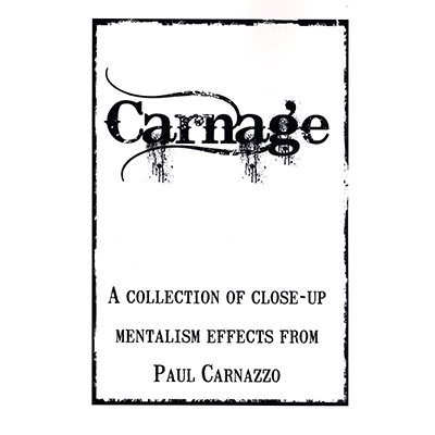Carnage by Paul Carnazzo - Book