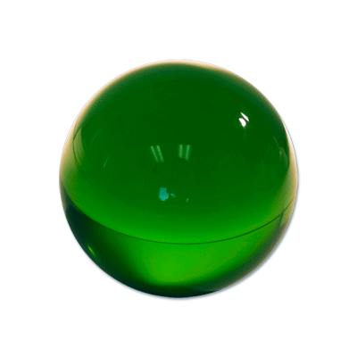 Contact Juggling Ball (Acrylic, FOREST GREEN, 65mm) - Trick
