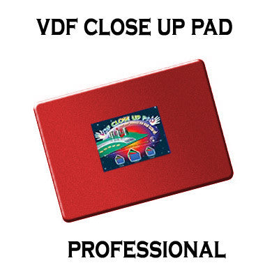 VDF Close Up Pad Professional (Red) by Di Fatta Magic - Trick