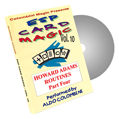 ESP Card Magic (Howard Adams) Vol. 10 by Aldo Colombini - DVD- DVD