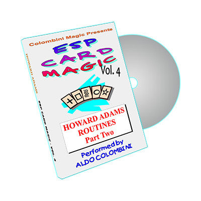 ESP Card Magic (Howard Adams Routines) Vol. 4  by Aldo Colombini - DVD