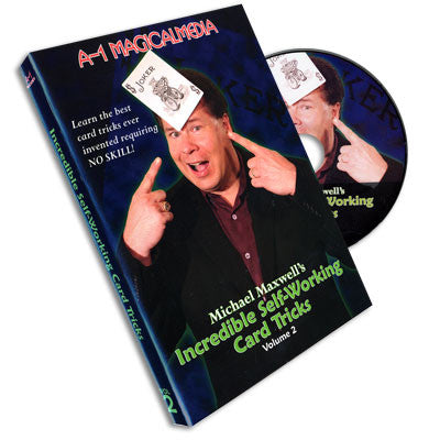 Incredible Self Working Card Tricks Volume 2 by Michael Maxwell - DVD