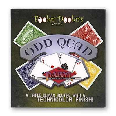Odd Quad (Cards and DVD)  by Fooler Doolers - DVD