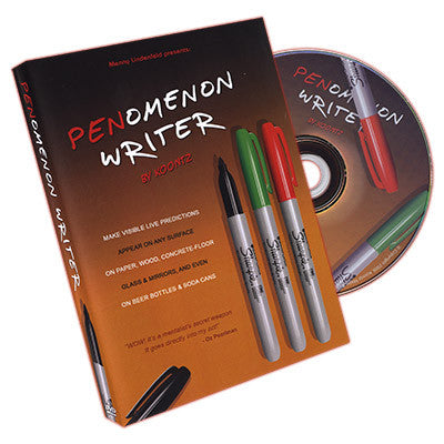 PENomenon Writer (Red, Gimmick and DVD)  by Menny Lindenfeld  and Koontz  - DVD
