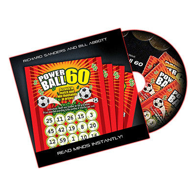 Powerball 60 (DVD, Gimmick, Euro Lotto) by Richard Sanders and Bill Abbott - DVD