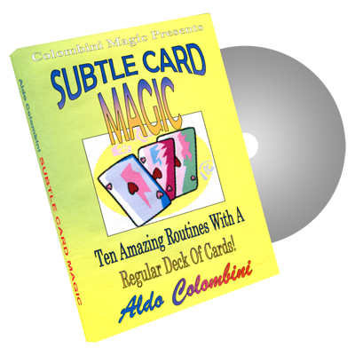 Subtle Card Magic by Wild-Colombini Magic - DVD
