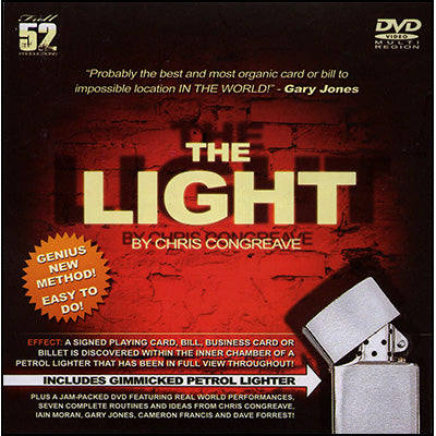 The Light(Prop and DVD) by Christopher Congreave and Dave Forrest - DVD