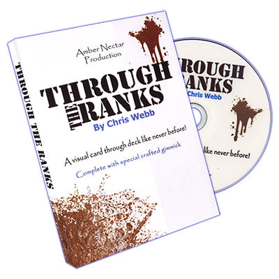 Through The Ranks (Blue Back With DVD) by Chris Webb - DVD