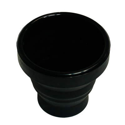 Harmonica Chop Cup Black (Silicon) by Leo Smetsers - Trick