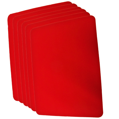 Close Up Pad 6 Pack LARGE (Red 12.75 inch  x 17 inch) by Goshman - Trick