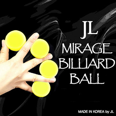 Mirage Billiard Balls by JL (Yellow, 3 Balls and Shell) -Trick