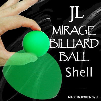 Mirage Billiard Balls by JL (GREEN, shell only) - Trick