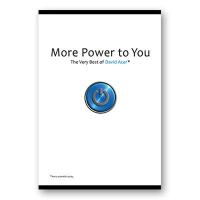 More Power to You: The Very Best of David Acer - Book