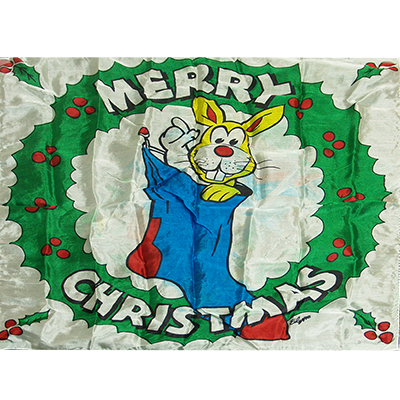 Production Silk 16 inch x 16 inch (Merry Christmas) by Mr. Magic - Trick