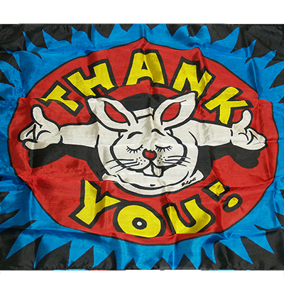 Production Silk 16 inch x 16 inch (Thank You) by Mr. Magic - Trick