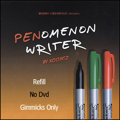 REFILL PENomenon Writer (Gimmicks Only, NO DVD Green) by Menny Lindenfeld and Koontz  - Trick
